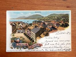 Litho. Souvenir de Neuchatel, ZNr.60B