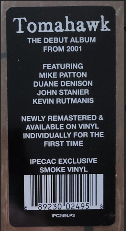 Dischi in vinile: Tomahawk / Reissue / Remastered / Smoke Mix / US Import – Nuovo e nell'imballaggio originale da Zürich venduto da LustForLive 4