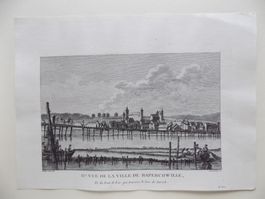Rapperswil Kupferstich von Barbier