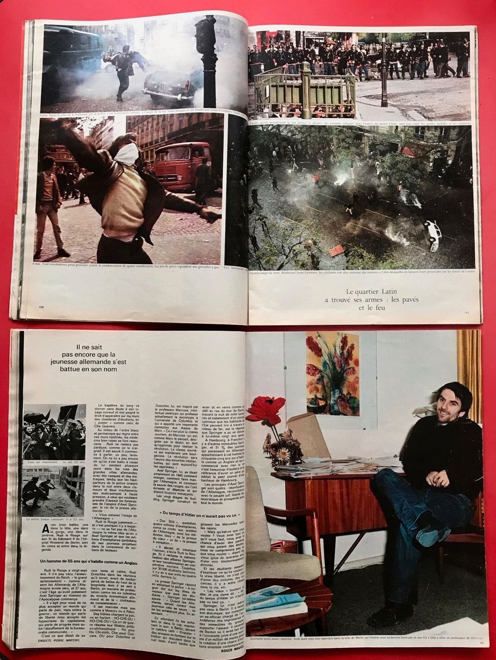 Zeitschriften & Magazine: 2 x Paris Match No 994 & 999/  1968 – Gebraucht aus Zürich von EYEBOOKS 2