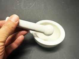 Porzellanmörser 10 cm, neu