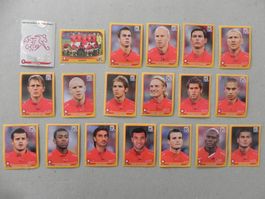 Panini Fussball WM Südafrika 2010 Schweiz 19 Stück Komplett