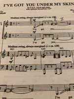 verkaufe Noten von I‘ve got you under my skin Frank Sinatra