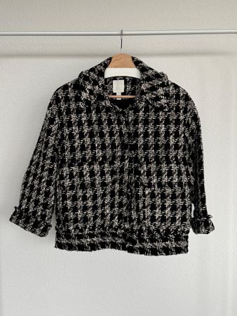 H&M Jacke im Tweed-Look – Grösse XS