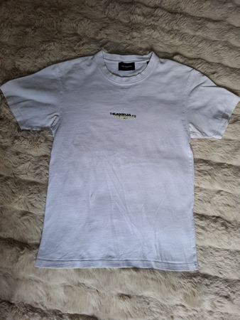 The Kooples T-shirt Blanc Logo superposé Taille S