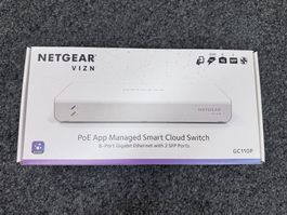 NETGEAR GC110P PoE Smart Cloud Switch 8-Port Gigabit NEU