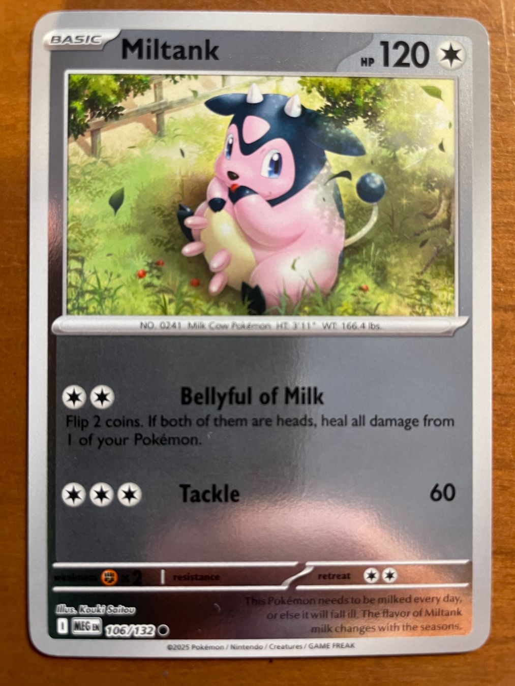 Pokémon Carte collezionabili: Pokemon Miltank Reverse (Versand gratis) – Nuovo (secondo la descrizione) da Chur venduto da Angerson