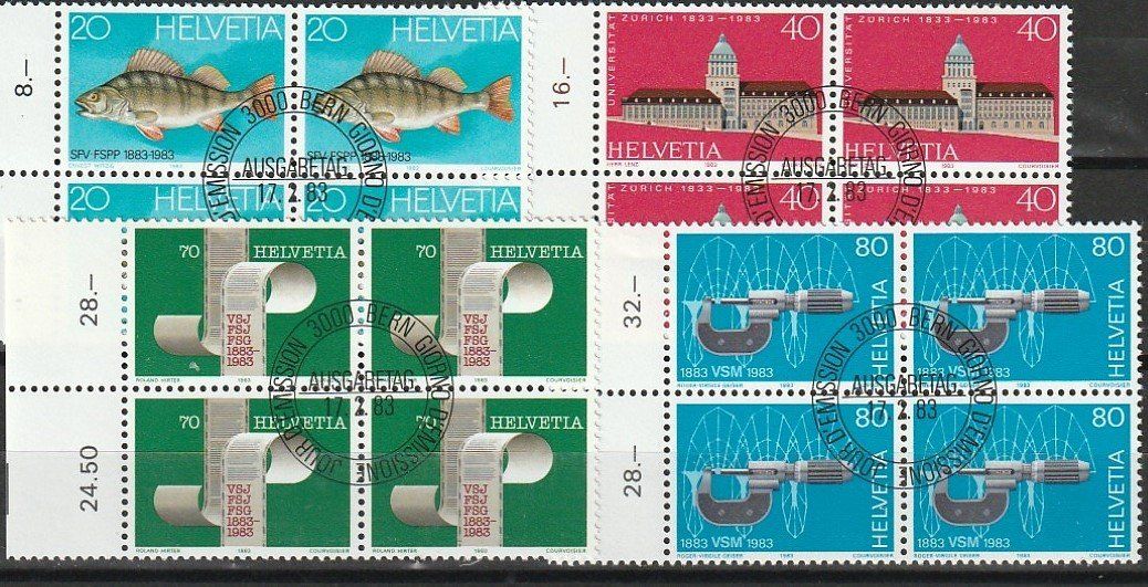 Tutti i francobolli: Sondermarken 1983-I, Nr. 694-697 – Nuovo (secondo la descrizione) da Aarburg venduto da Aare10
