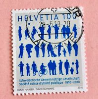 Nr.1354 mit Stempel 200 j.Schw.Gemeinn.Gesellschaft 2010   