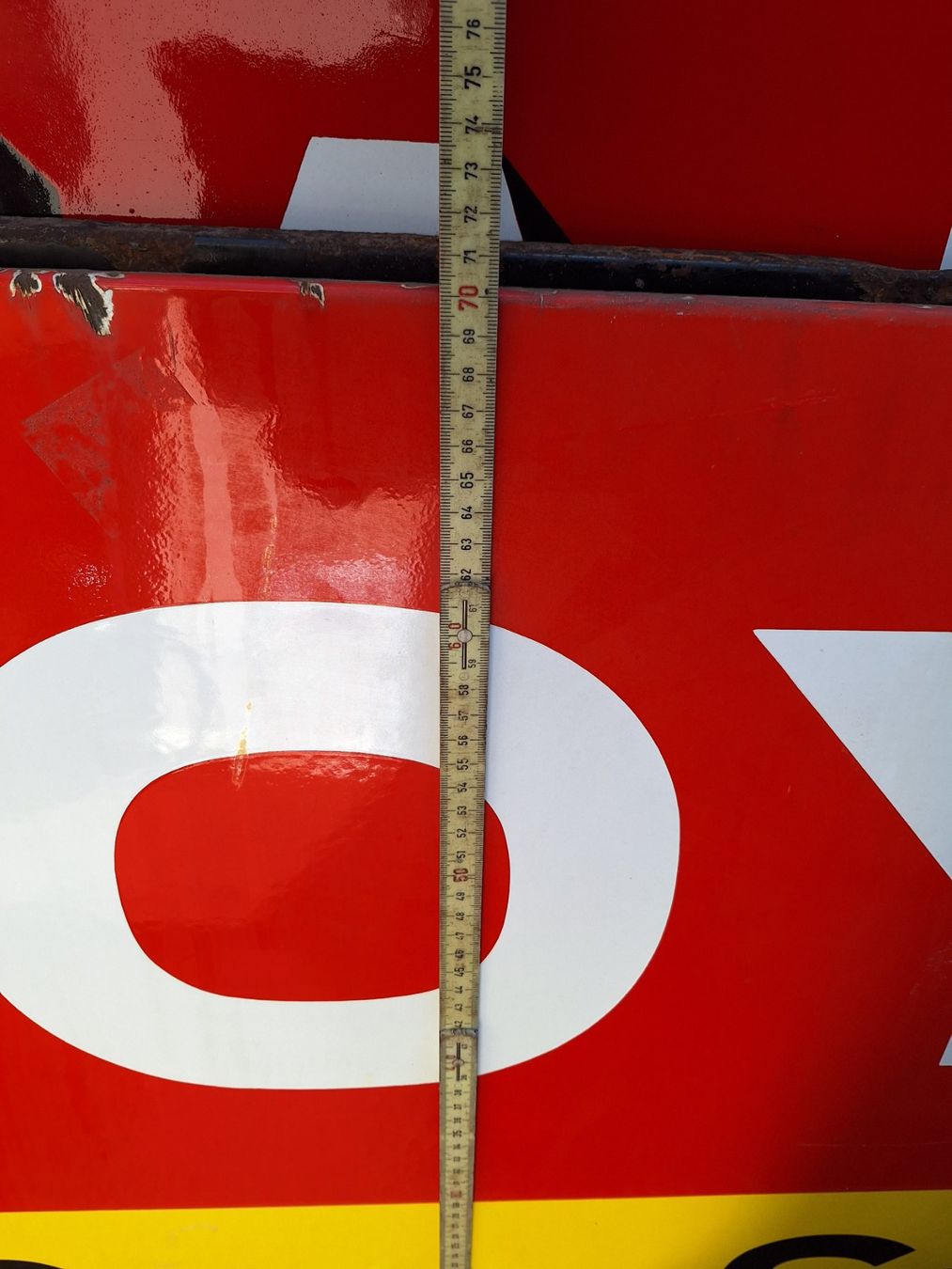 Insegne: XXXL Emailschild Maloya – Usato da Winterthur venduto da petrolch 2