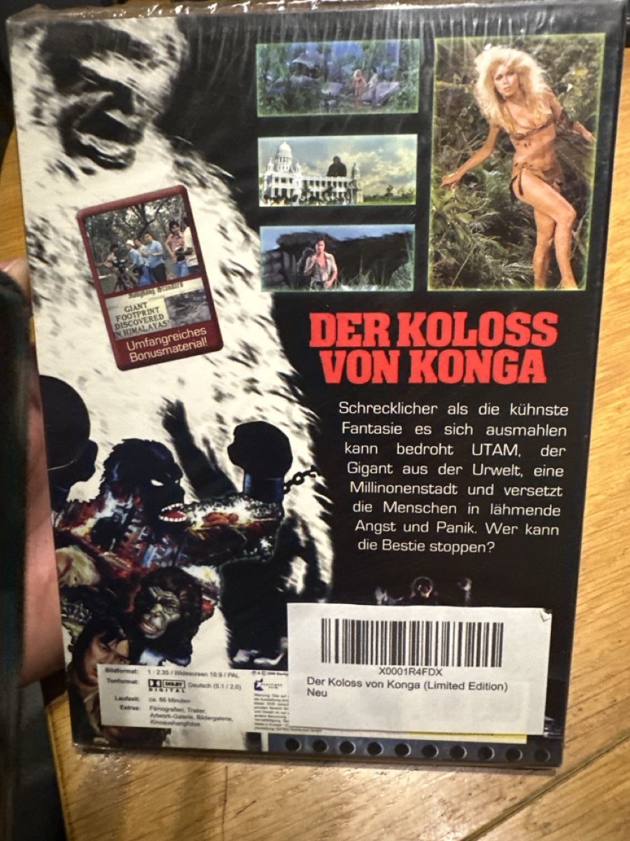 Alle DVDs: Der Koloss von Konga DVD, neu OVP ￼ – Neu und originalverpackt aus Benken ZH von Audi-erich 1