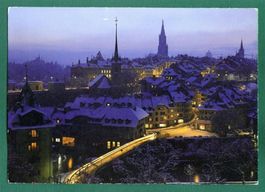 Bern. Münster mit Altstadt, 1997, gelaufen, Grossformat