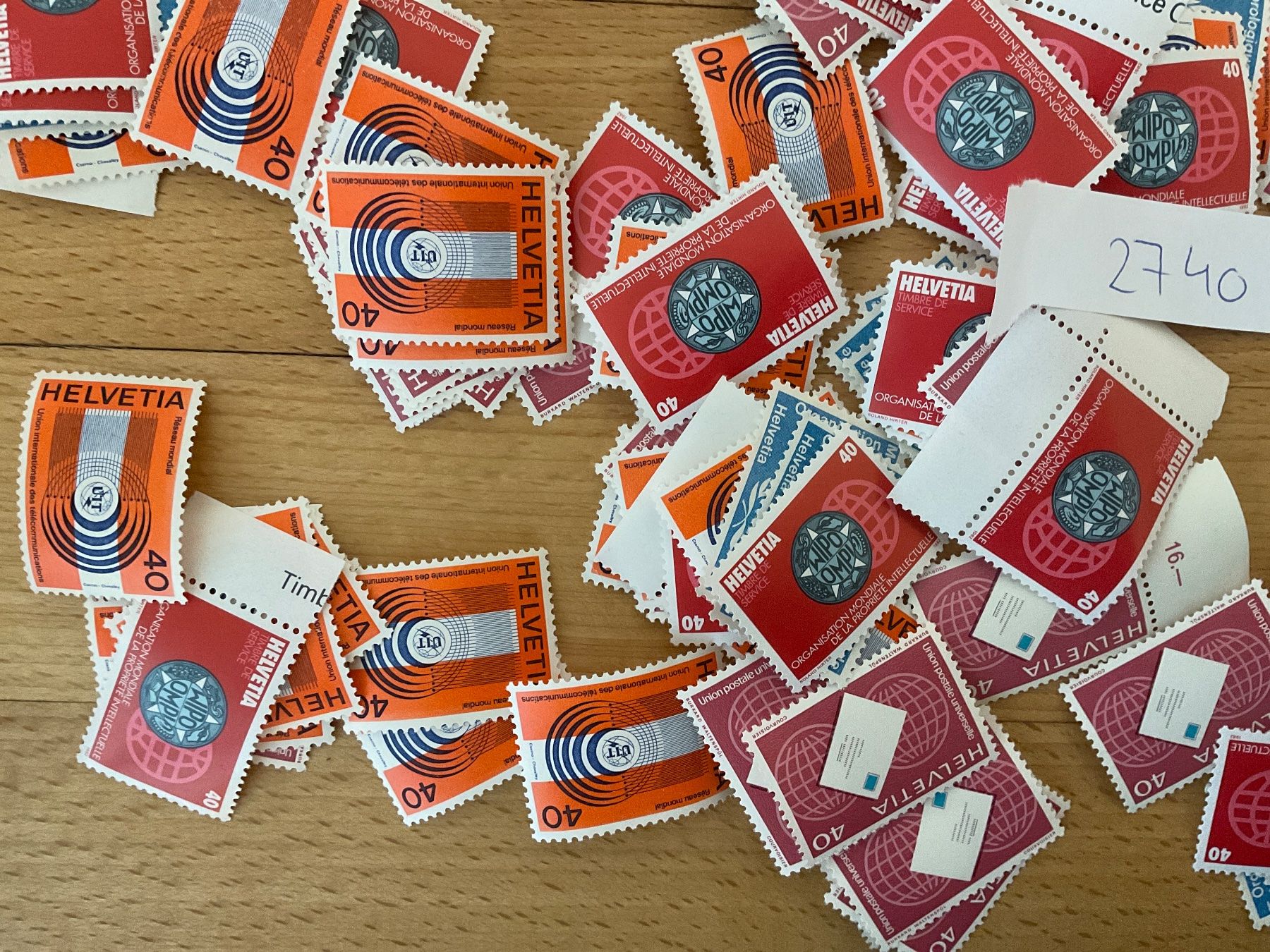 Tutti i francobolli: 80Fr Ämter Frankaturware ungestempelt postfrisch Sammlung – Nuovo (secondo la descrizione) da Wil SG venduto da Chefsugus 4