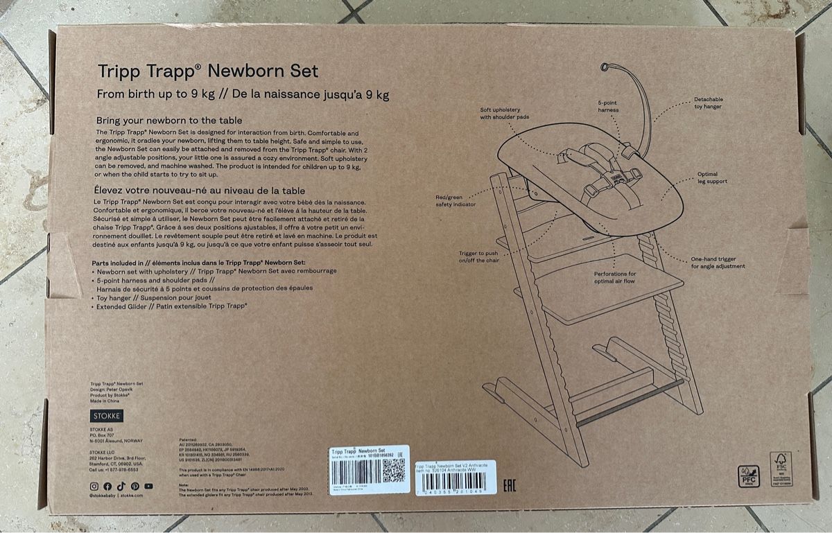 Stokke Hochstühle: Stokke Tripp Trapp Newborn Set – Gebraucht aus Riehen von Pangu16 3