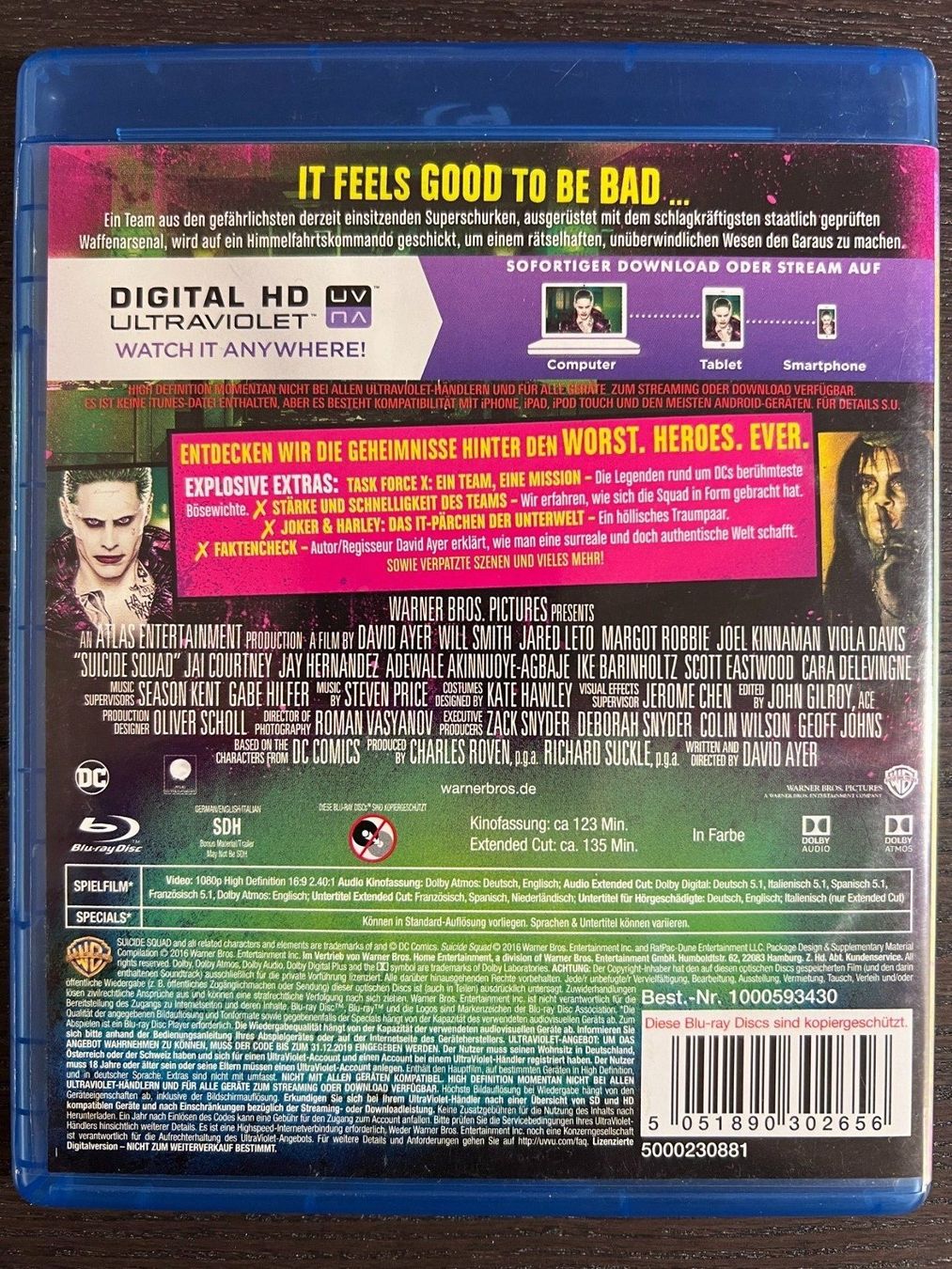 Tutti i DVDs: Suicide Squad – Usato da Zürich venduto da Blu-ray_ZH 1