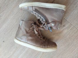 Bisgaard Stiefeletten 28 (eher 27) Leder Glitzer