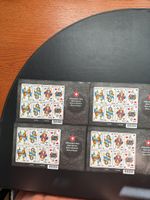 Briefmarken Schweizer Jass Helvetia 4er Set neuwertig