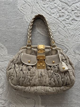 Miu Miu perfect condition spring collection coffer bag