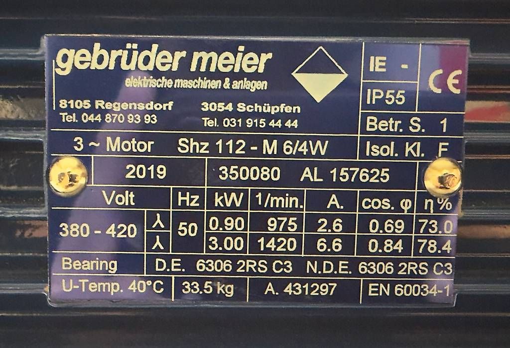 Moteurs: Moteur électrique triphasé neuf  2 vitesses – D'occasion à Constantine par BFSCH 2