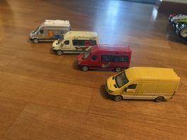 Modellautos Lieferwagen 4 Stk. guter Zustand