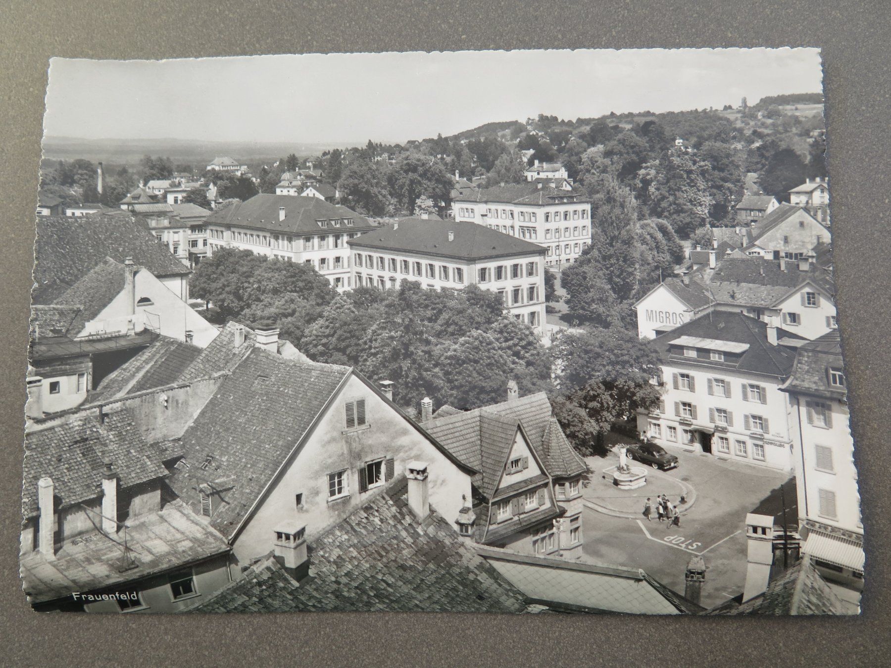 Cartoline postali: FRAUENFELD - TEIL DER STADT – Usato da Wittenbach venduto da lipasal
