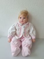 Kimpuppe Mädchen Baby mit Strampler gute Zustand 50cm