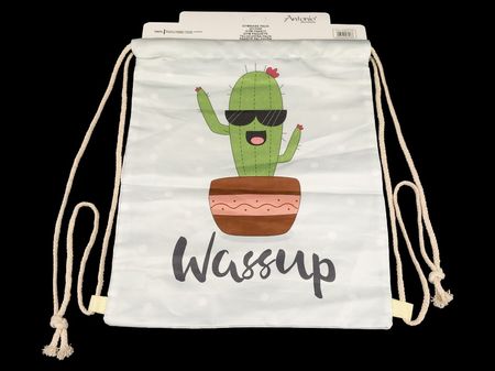 ANTONIO World Fashion Gym Bag Kaktus Wassup