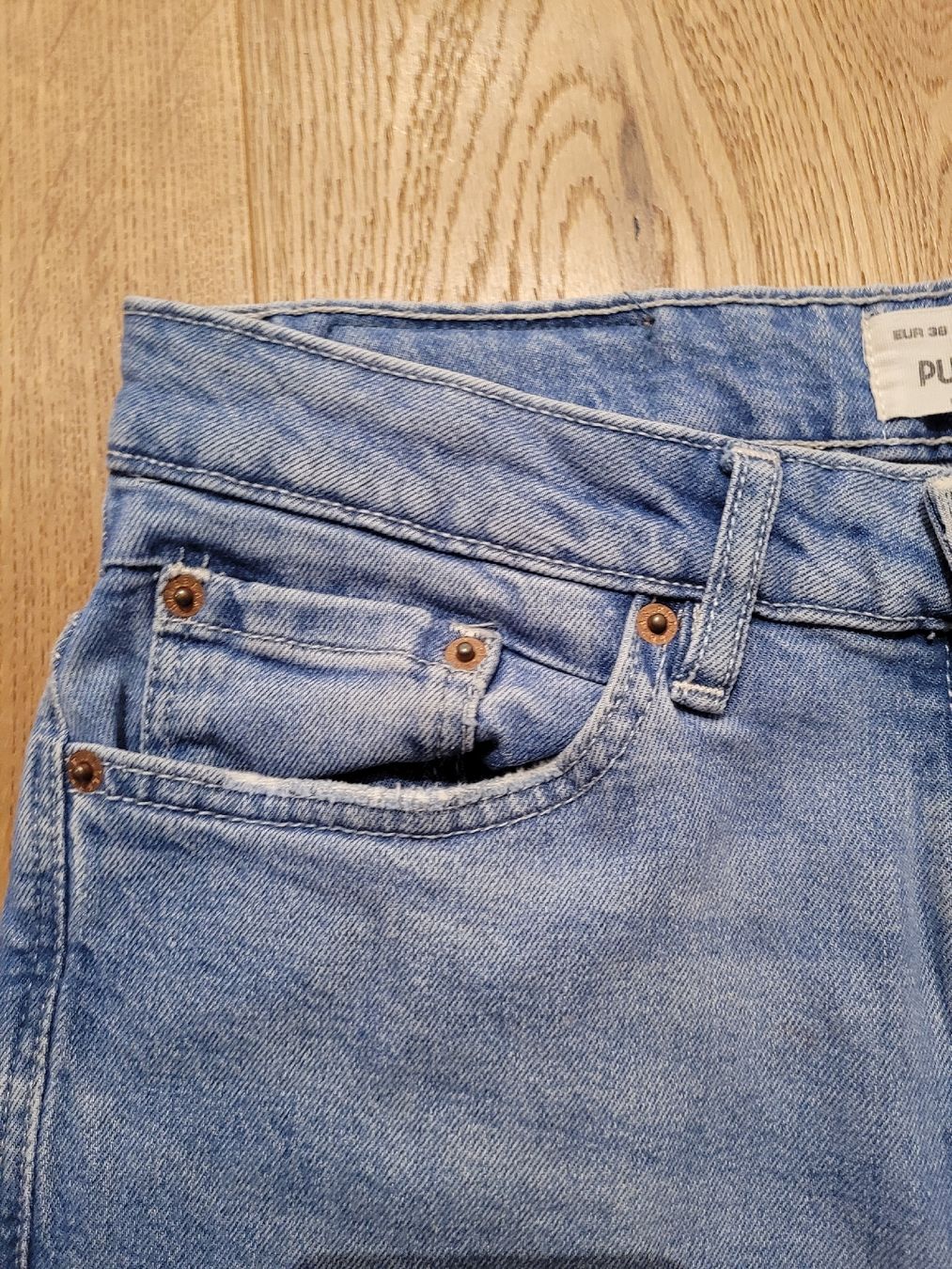 Pull&Bear Jeans: Pull&Bear Jeans, Slim Fit, hellblau, Gr. 38 – Usato da Büren NW venduto da nie_k6382 2