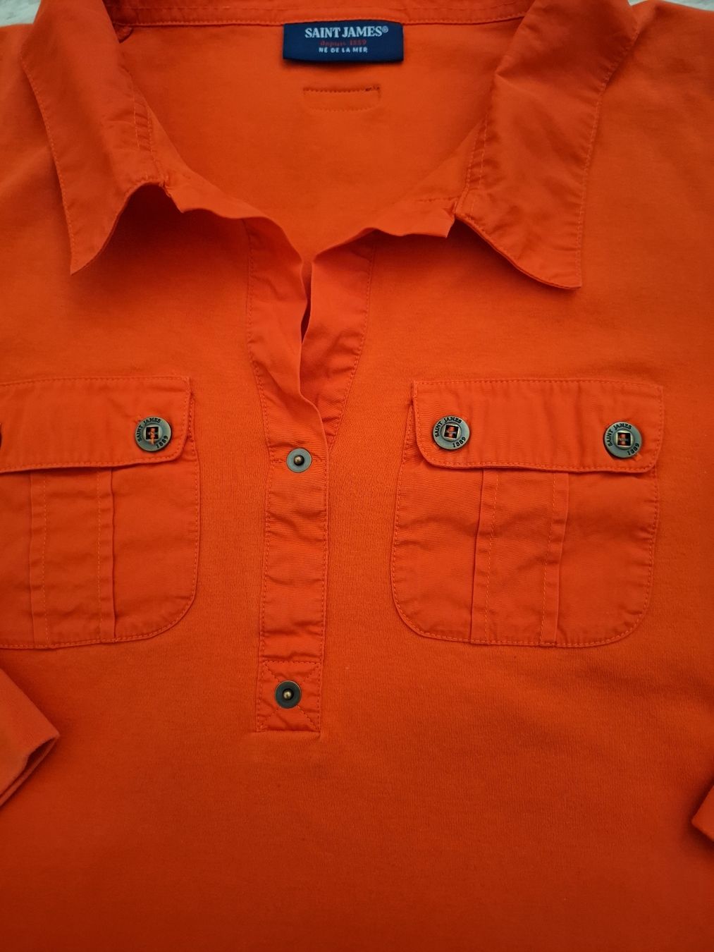 Saint James Tops: Saint James Polo Oléron Rouge Taille L – Neu (gemäss Beschreibung) aus Le Locle von sAm_2112 6
