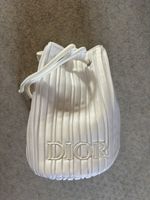 Elegante Dior Kosmetiktasche, Weiss, Neuwertig - Schnäppchen