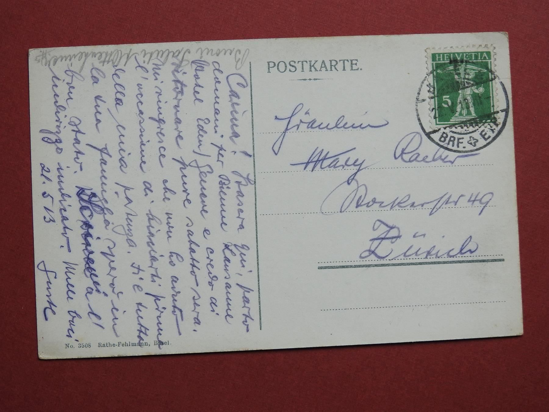 Cartoline postali: Basel - Rathaus - Markt – Usato da Rain venduto da 999-800-K 1