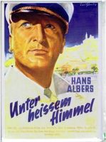 Blechschild Hans Albers - Unter heissem Himmel