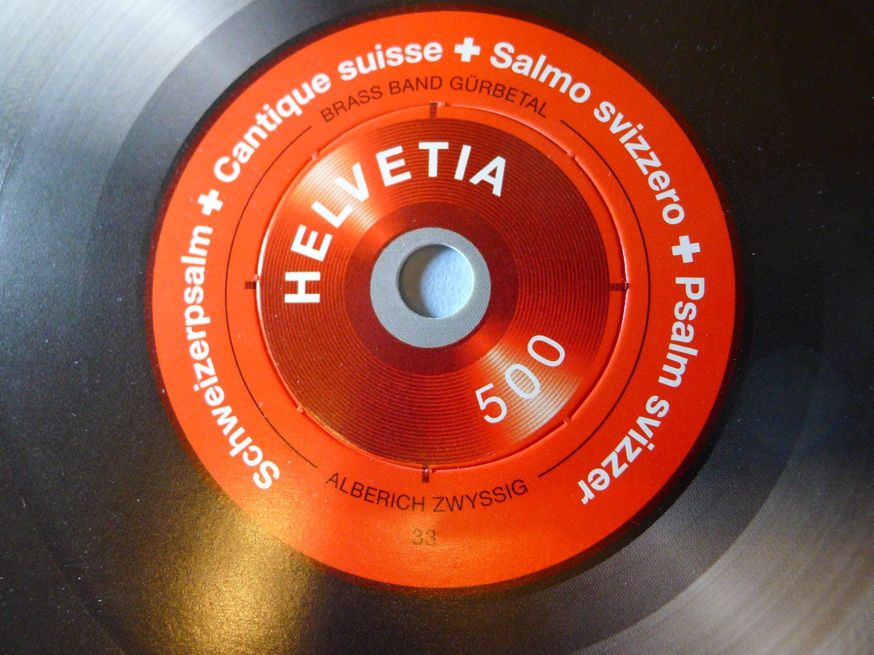 Tutti i francobolli: 2014_1524_SCHALLPLATTEN-BLOCK_Schweizerpsalm_ECHTE PLATTE** – Nuovo (secondo la descrizione) da Dagmersellen venduto da sli72 1