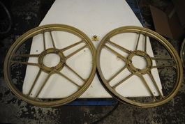 Felgen Puch Original Gold Gussfelgen Räder