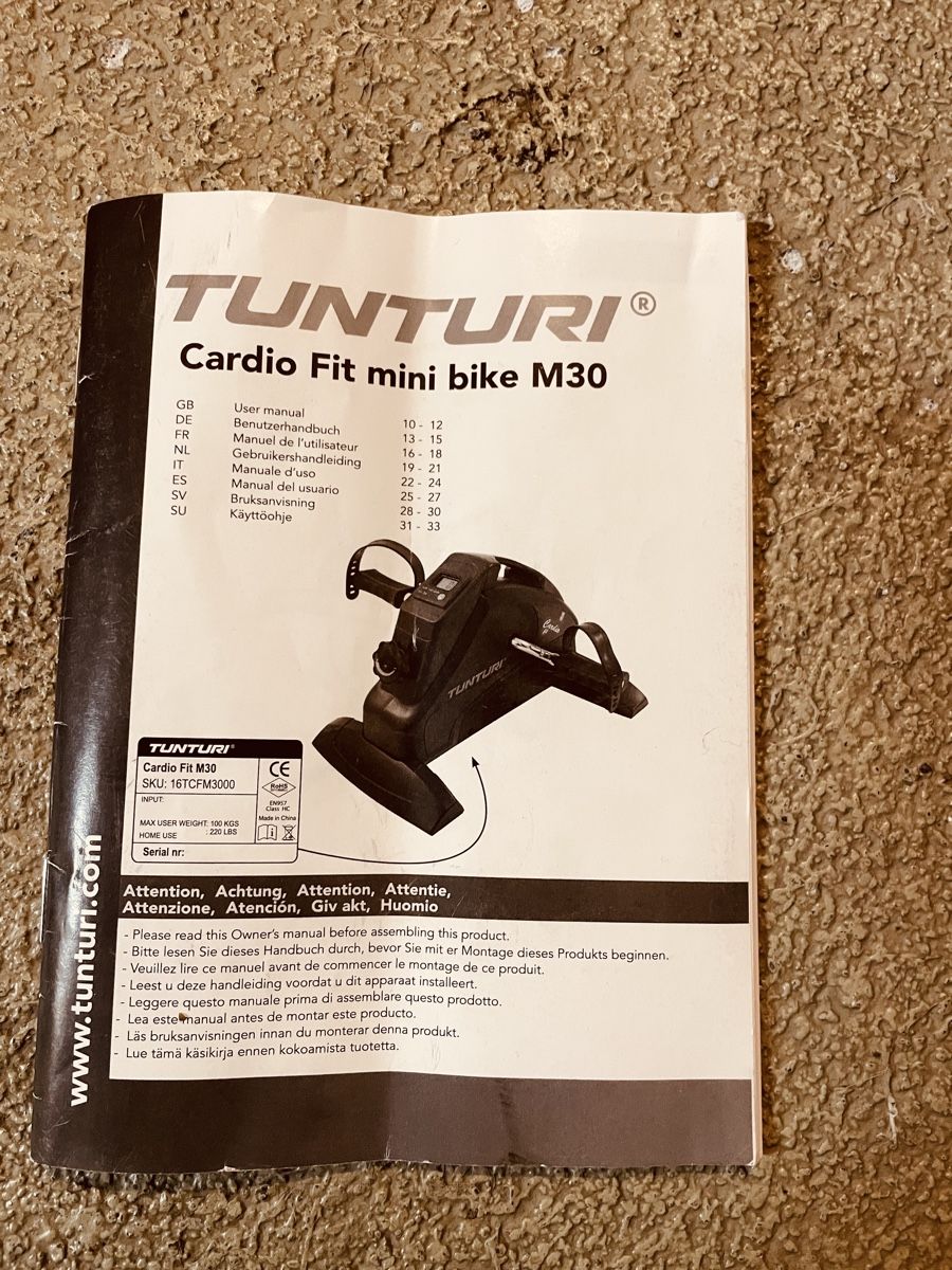 Tunturi Hometrainer: Bodenvelo Tunturi – Usato da Bitsch venduto da 78Christoph 3