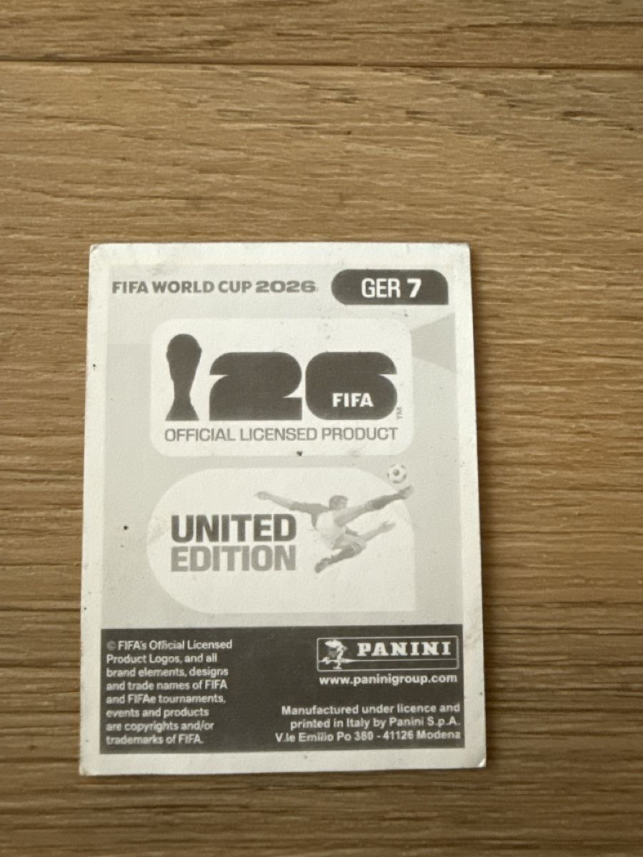 Panini Carte collezionabili: Panini WM 2026 Sticker Waldemar Anton Ger7 – Usato da Frenkendorf venduto da emi_jg7b 1