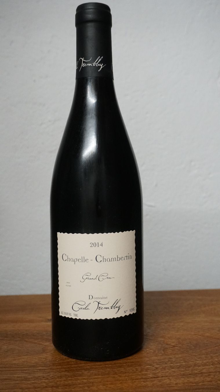 Vino: Cécile TREMBLAY, CHAPELLE - CHAMBERTIN 2014 – Nuovo e nell'imballaggio originale da Givrins venduto da Mariroma