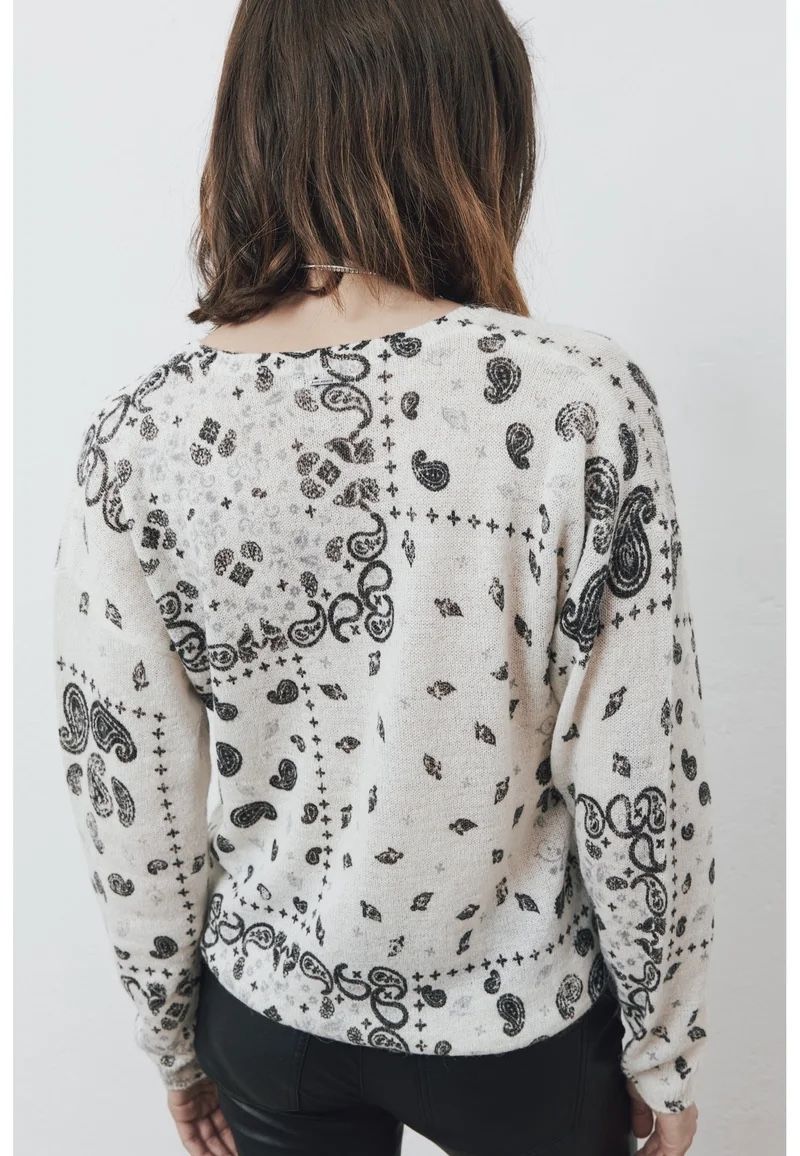 IKKS Maglioni & Felpe: Pull IKKS motif paisley, taille M-L – Usato da Morges venduto da sandy069 6