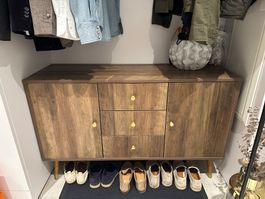 Sideboard im Retro Look, Holz