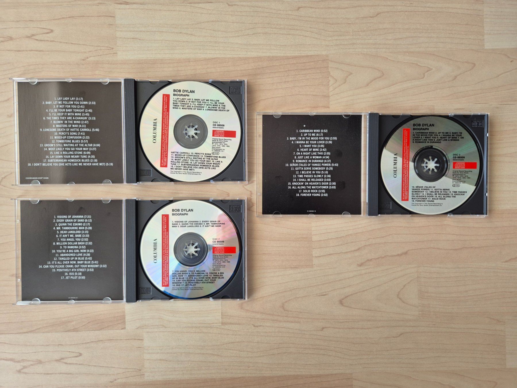 CD: Bob Dylan - Biograph, 3 CD-Box Set Deluxe Edition – Usato da Ostermundigen venduto da Foghat01 2