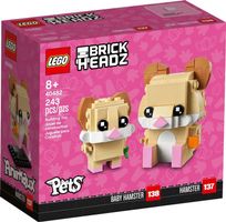 LEGO 40482 - BrickHeadz Pets Hamster & Baby Hamster Set