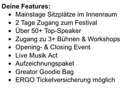Greator Festival Ticket Platin