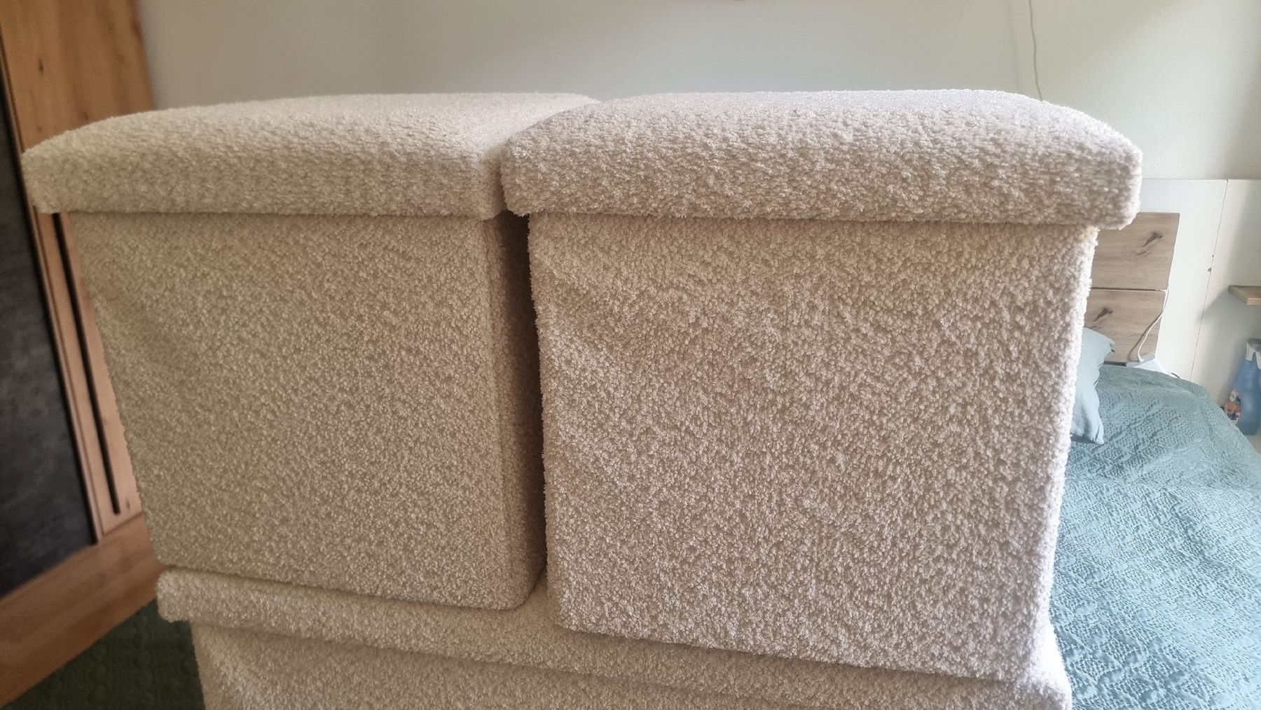 Coffres: Pouf pliable simple soana ivoire – Neuf (Voir description) à Bern par far_d65g 1