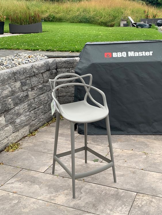 Kartell Barhocker grau Philippe Stark Master | Kaufen auf Ricardo