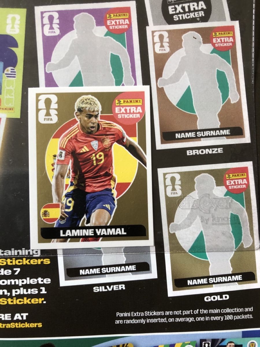 Panini Sammelbilder & Trading cards: Panini Extra Sticker - Lamine Yamal Gold – Neu (gemäss Beschreibung) aus Embrach von rocky84 2