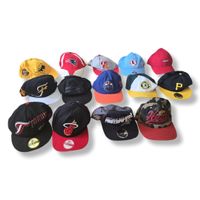 Lot de 14 casquettes de baseball NBA, NHL, NFL