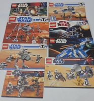 Lot 8 notices LEGO Star Wars 7654, 7681, 8014, 8015 etc.