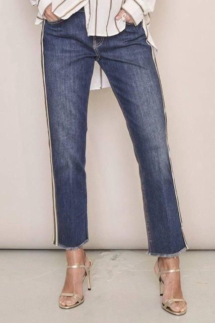 Mos mosh Jeans: Mos Mosh Jeans mit Galonstreifen – Nuovo (secondo la descrizione) da Kreuzlingen venduto da shopaholicatheart_2 1