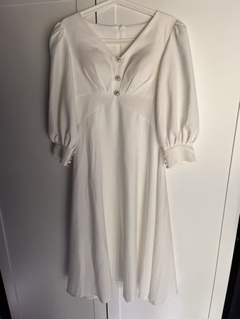 Weisses Kleid Standesamt/Hochzeit Gr 38/36