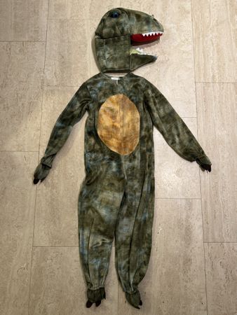 Pottery Barn T-Rex Dinosaur Halloween Costume 7-8 years 128